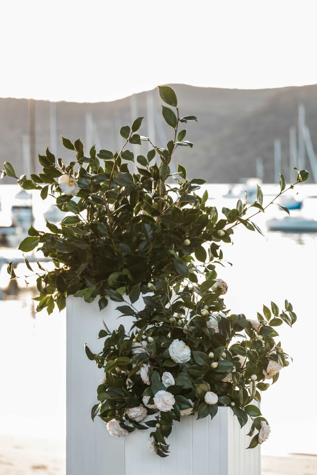 PLINTHS WITH FLORALS